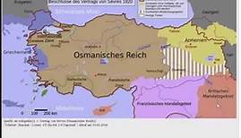 Das osmanische Reich nach dem ersten Weltkrieg Vertrag Sevres 1920
