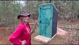 SIMPLE OUTHOUSE done right- anyone can build it!