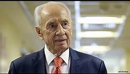 Schimon Peres liegt im Sterben