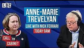 Call the Cabinet: International Trade Secretary Anne-Marie Trevelyan takes your calls | Live 9AM