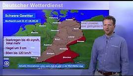 27.06.2022 Unwetterwarnung - Deutscher Wetterdienst (DWD)