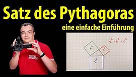 Satz des Pythagoras - eine einfache Einführung | Lehrerschmidt