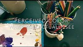 Local Color Vs. Perceived Color