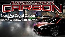 NFS Carbon unter Windows 10 starten