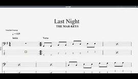 THE MAR-KEYS - Last Night (bass tab)