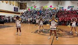Delran High School Varsity Cheerleading Homecoming Pep Rally 2019