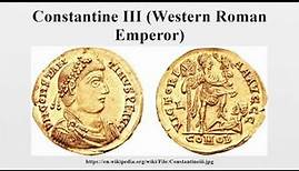 Constantine III (Western Roman Emperor)