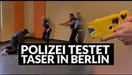 Elektroschock-Waffe: Berliner Polizei testet Taser