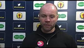 Robbie Neilson post-game interview after Scottish Cup loss to Celtic