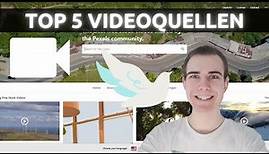 Meine Top 5 Websites für kostenlose und lizenzfreie Videos 🎞