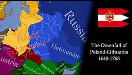 The Downfall of the Polish-Lithuanian Commonwealth: Every Month (1648-1768)
