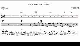 Stayin' Alive - Bee Gees 1977 (Flute C) [Sheet music]