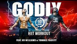 Intense!! 10 minute ‘GODLY HIIT Bodyweight Workout’ Feat. Vo Williams | Frank Medrano