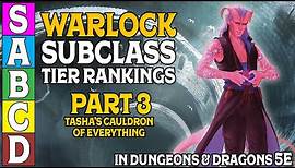 Warlock Subclass Tier Ranking (Part 3) In Dungeons & Dragons 5e