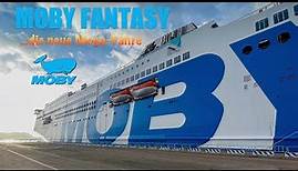 Neue MEGA FÄHRE von Moby Lines "Moby Fantasy" Olbia Sardinien Livorno Italien