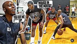 NBA Legend Joe Johnson CHALLENGED Us To 5v5 & It Got PHYSICAL!! "I'M THE REAL ISO, HE JUST A BABY"