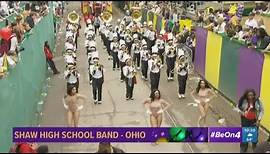 Shaw High School Marching Band from Cleveland, OH in Zulu parade! | Mardi Gras 2020