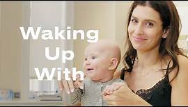 A Morning with Hilaria Baldwin, Baby, and her 'Mom Brain' | Waking Up With... | ELLE