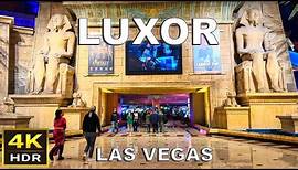 [4K HDR] Luxor Las Vegas Walking Tour | Nov 2023 | Las Vegas, Nevada