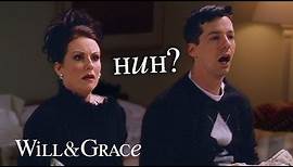Moments Karen & Jack were clueless & confused | Will & Grace