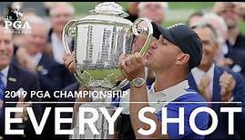 Brooks Koepka | Every Shot from His 2019 PGA Championship Victory (All Four Rounds)