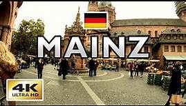 【4K】 Mainz 🇩🇪 Germany - City Walking Tour