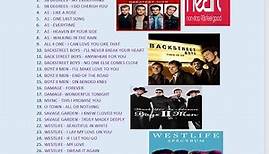 90s Boyband / 98 Degrees / A1 / Backstreet Boys / Boyz II Men / Westlife