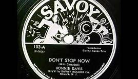 Bonnie Davis - Don't Stop Now (1943 Music Video) | #33 R&B Song