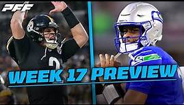 Steelers vs. Seahawks Week 17 Game Preview | PFF