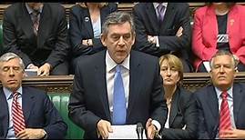 Gordon Brown's first Prime Minister's Questions: 4 July 2007