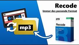 Audio in MP3 konvertieren mit Nero