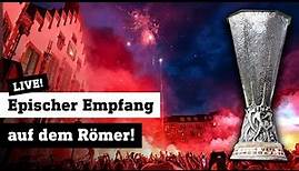 Eintracht Frankfurt auf dem Römer - Empfang der Europa-League-Sieger | 19.05.22 | Sport