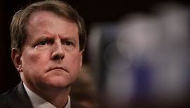Former White House counsel Don McGahn testifies on Capitol Hill