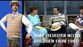 RARE 1987 PBS Sylvester McCoy Interview!