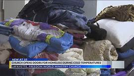 Lafayette church opens doors as a homeless shelter during cold weather