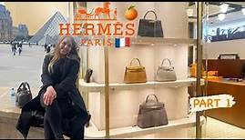 PARIS HERMÈS LUXURY SHOPPING VLOG Faubourg Saint Honoré→FSH FULL STORE TOUR→→PART 1→BIRKINS & KELLYS