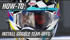 How To Install Motocross Goggle Tear Offs