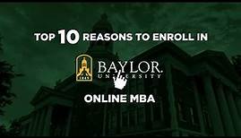 Top 10 Reasons to Choose Baylor’s Online MBA