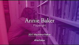Playwright Annie Baker | 2017 MacArthur Fellow
