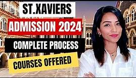 ST.XAVIER COLLEGE MUMBAI ADMISSION 2024 | ENTRANCE ONLY FOR 3 COURSES |COURSE NOT TO OPT FOR?