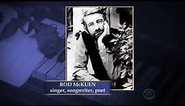 Rod McKuen featured in 57th Annual Grammy's "In Memoriam" - 2015