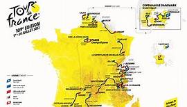 Tour de France 2022 - die komplette Strecke mit allen 21 Etappen von Kopenhagen bis Paris: Der Kurs im Überblick - Radsport Video - Eurosport