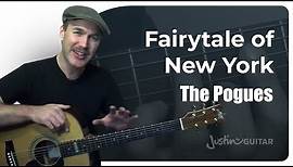 Fairytale of New York by The Pogues | Easy Guitar