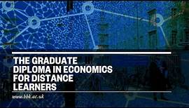 Graduate Diploma in Economics for Distance Learners