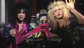 Vinnie Vincent & Dana Strum host MTV Metal Music Half Hour - 12/04/86