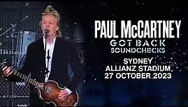 Paul McCartney - Allianz Stadium Soundcheck, Sydney, Australia (October 27th, 2023)