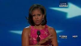 Michelle Obama speaks at the 2012 DNC (C-SPAN) - Full Speech
