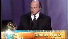 Dennis Franz wins 1999 Emmy Award for Lead Actor in a Drama Series