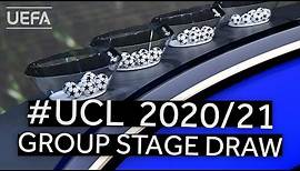 UEFA CHAMPIONS LEAGUE 2020/21 Group Stage Draw & UEFA Awards