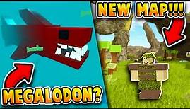 *FIRST LOOK* NEW MAP UPDATE! (+NEW MEGALODON, NEW BOSSES, BIGGER MAP!) Roblox Booga Booga
